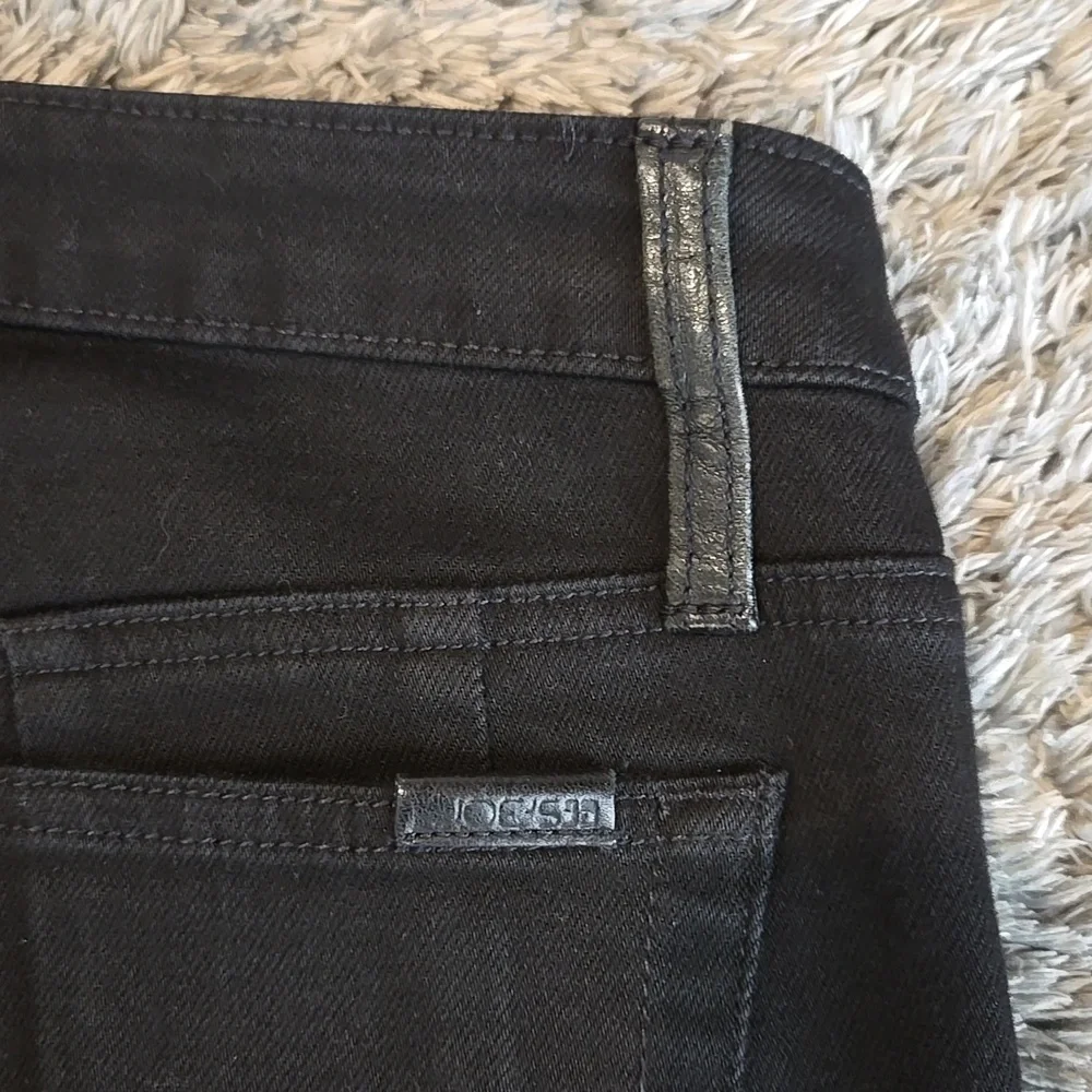 Joe's Jeans Black & Brown Panel Skinny Ankle Jeans